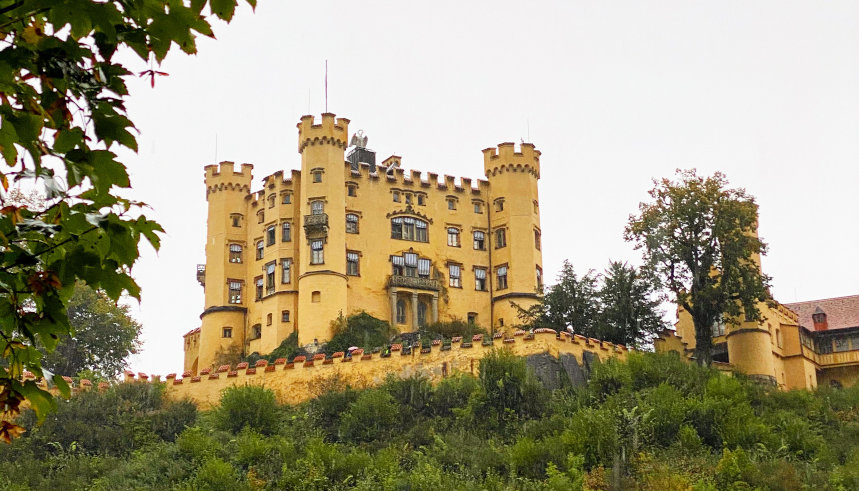 Ausblick auf Schloss Hohenschwangau